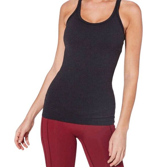 LULULEMON ATHLETICA Ebb To Street Tank II in Black Size 6 - Picture 1 of 4